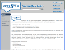 Tablet Screenshot of burgstall-fahrzeugbau.de